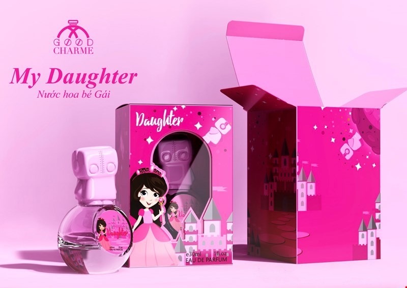 Nước Hoa Trẻ Em CHARME MY DAUGHTER Hương Thơm Đáng Yêu Nhẹ Nhàng An Toàn Cho Bé 30ml