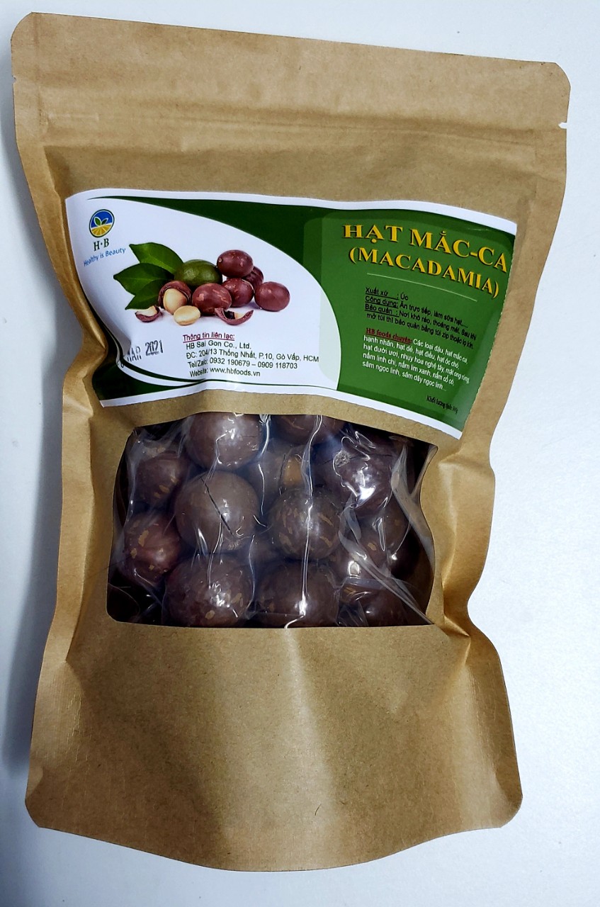 Hạt Mắc ca (Macadamia) 500g - Úc