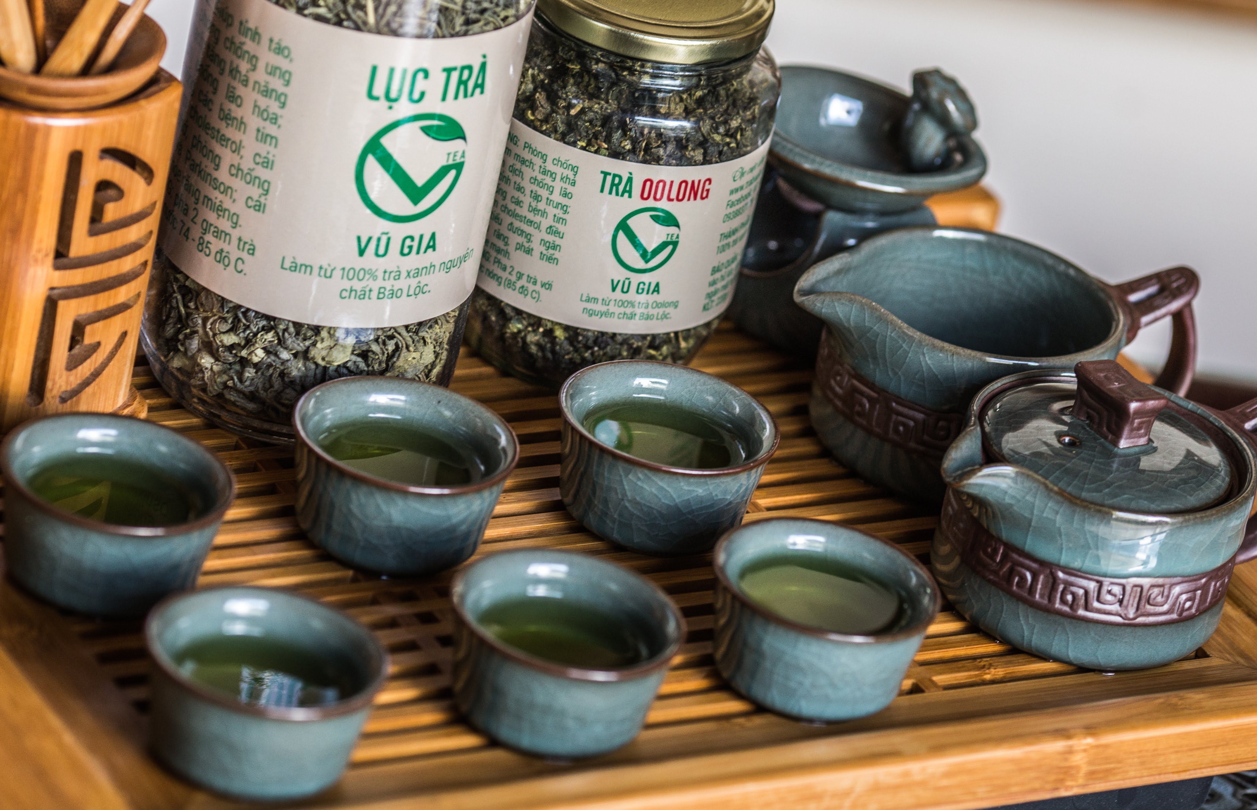 Trà Oolong Nguyên Chất Bảo Lộc Vũ Gia