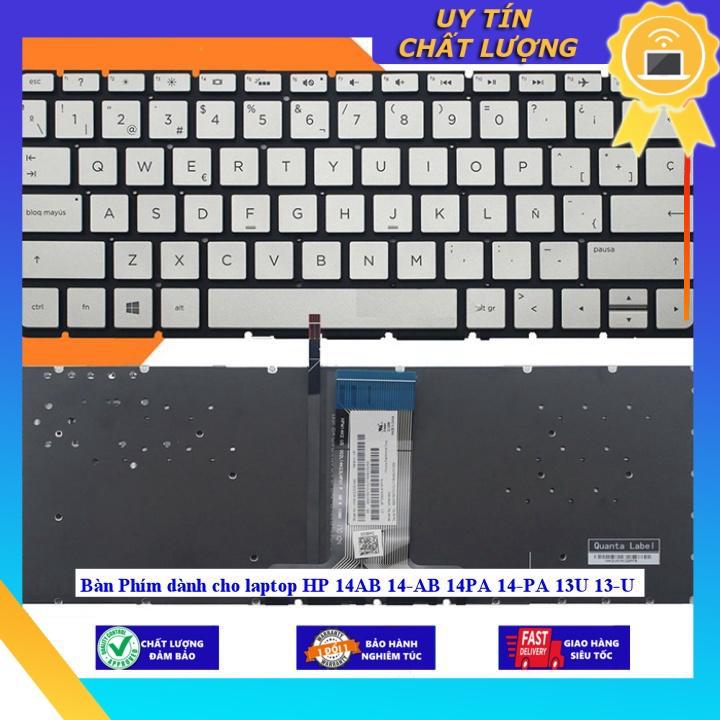 Bàn Phím dùng cho laptop HP 14AB 14-AB 14PA 14-PA 13U 13-U - THƯỜNG - MÀU ĐEN MIKEY909 - Hàng Nhập Khẩu New Seal