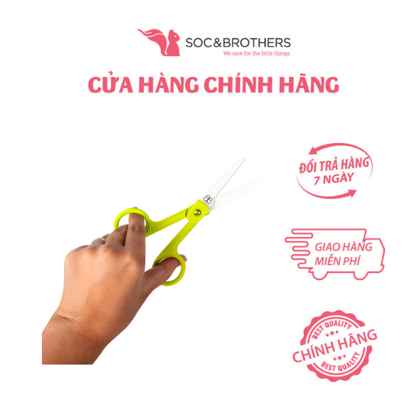 Kéo cắt thức ăn cho bé Bbluv Kut màu Lime
