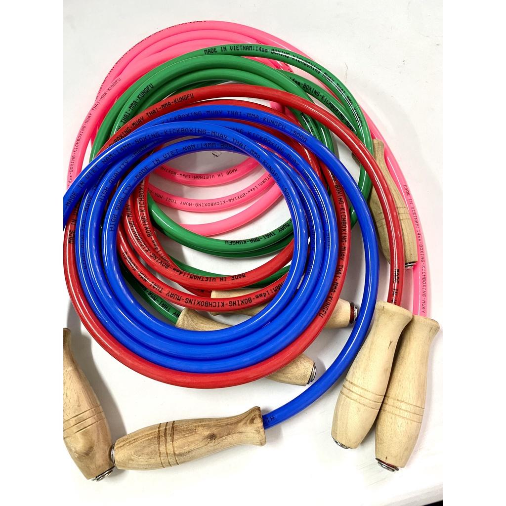 DÂY NHẢY THỂ LỰC BẢN TO CÁN GỖ -