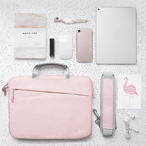 Túi Xách Tomtoc Messenger Bags dành cho Macbook 13″ Pink bảo vệ hoàn hảo chống va đập - HÀNG CHÍNH HÃNG