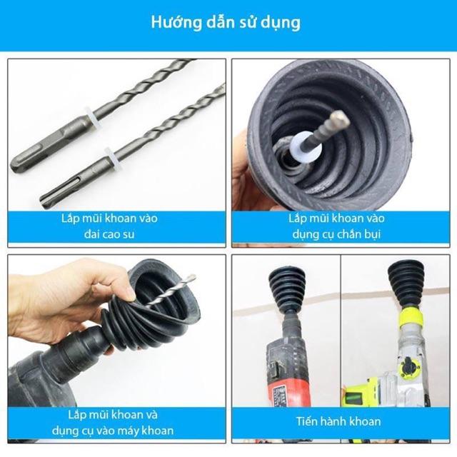 Chụp chắn bụi cho khoan bê tông