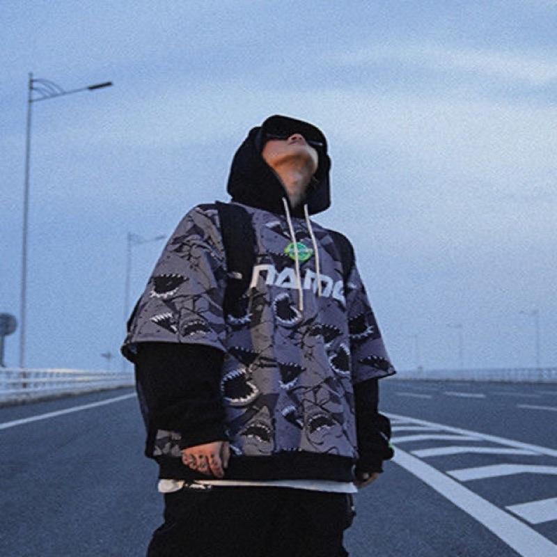 Áo hoodie hình cá mập cá tính chất nỉ mặc thu đông unisex cho nam và nữ - Hàng QCCC