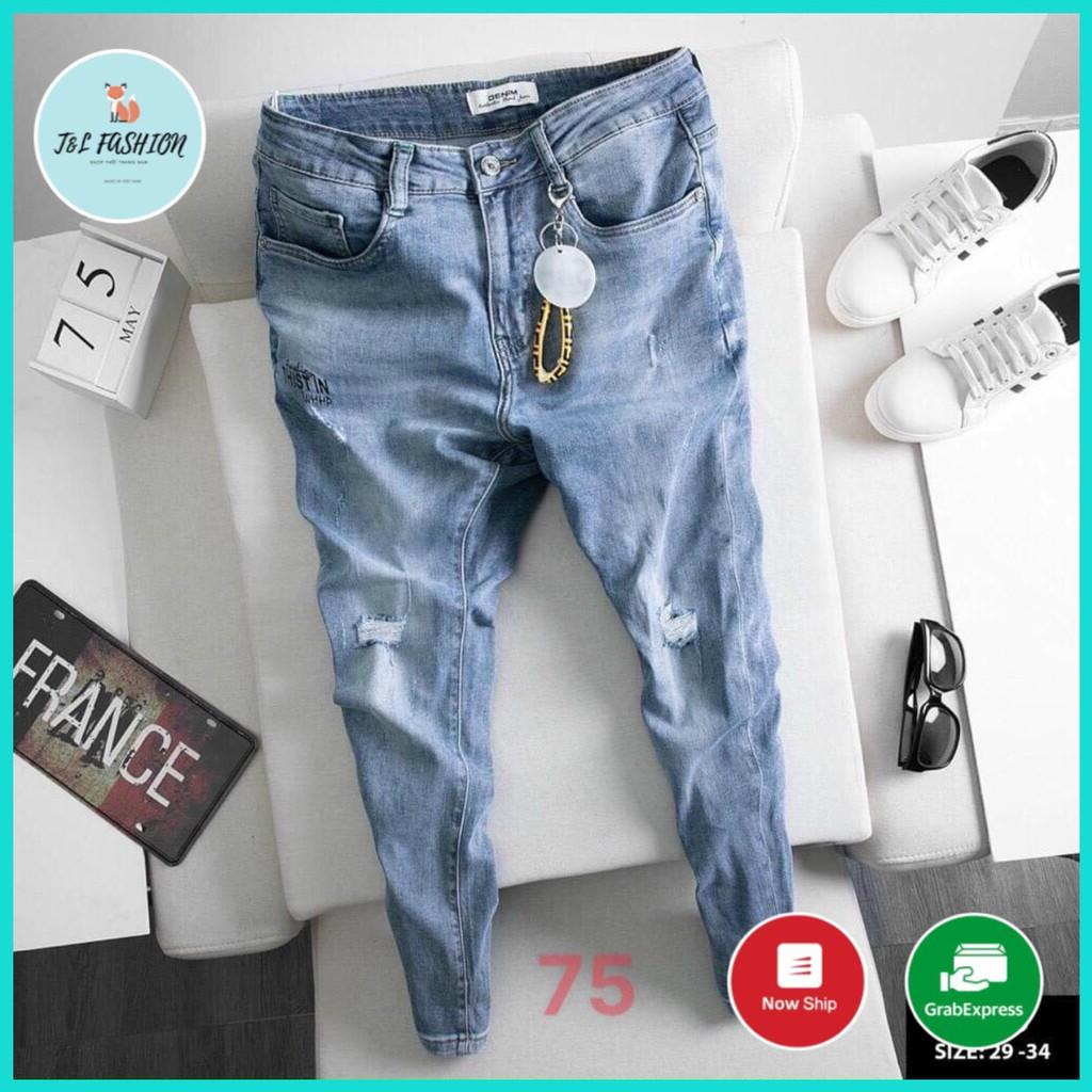 Quần Jean, Quần Bò Nam kiểu phong cách hàn quốc hot trend 2021 msa28