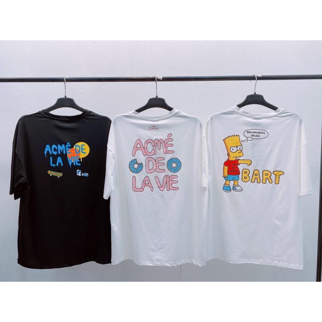 SIÊU PHẨM - ẢNH THẬT ️ ÁO THUN PHOM RỘNG UNISEX CHẤT COTTON 100% - HÌNH IN CAO CẤP DONUT CỰC SẮC NÉT