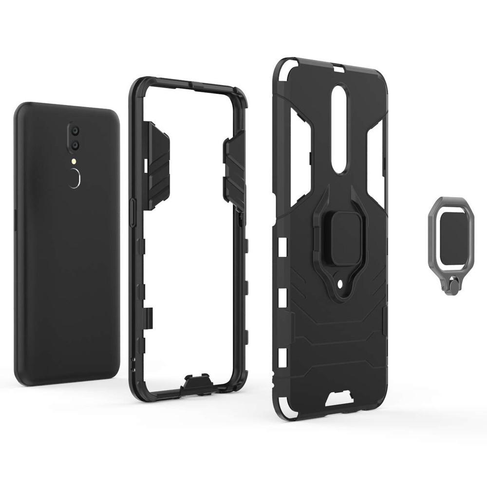 Ốp lưng cho Oppo F11 iron man chống sốc kèm nhẫn xoay chống xem video bảo vệ camera
