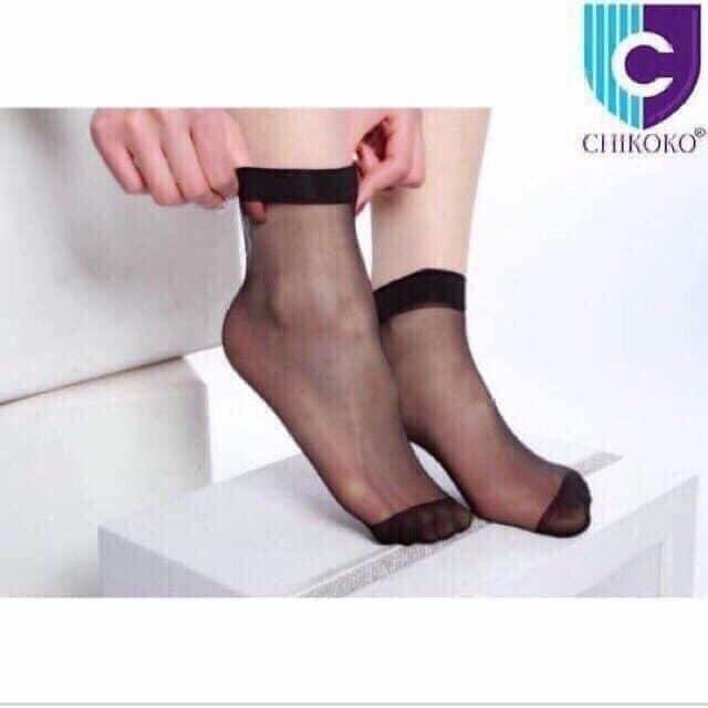 Sét 10 đôi tất da chân dai bền đẹp