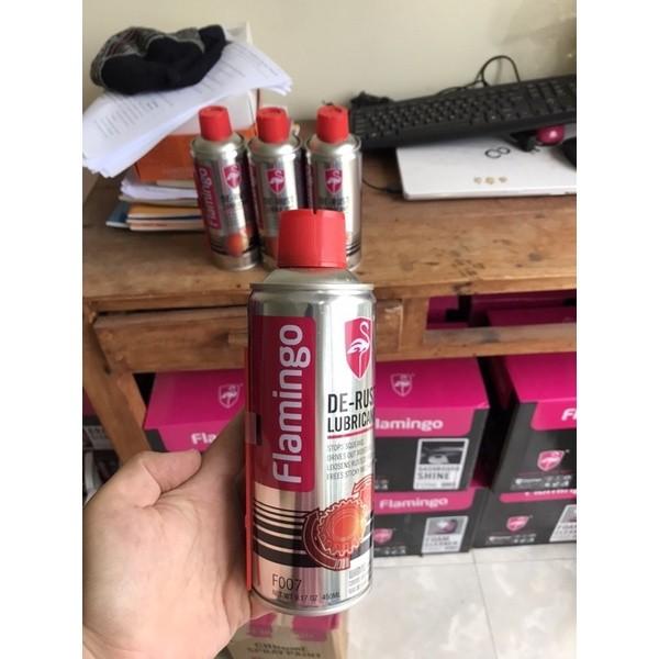 Bình Xịt Chống Rỉ Sét Flamingo F007 Chính Hãng 450ml – Chống Ăn Mòn, Bảo Vệ Kim Loại Hiệu Quả