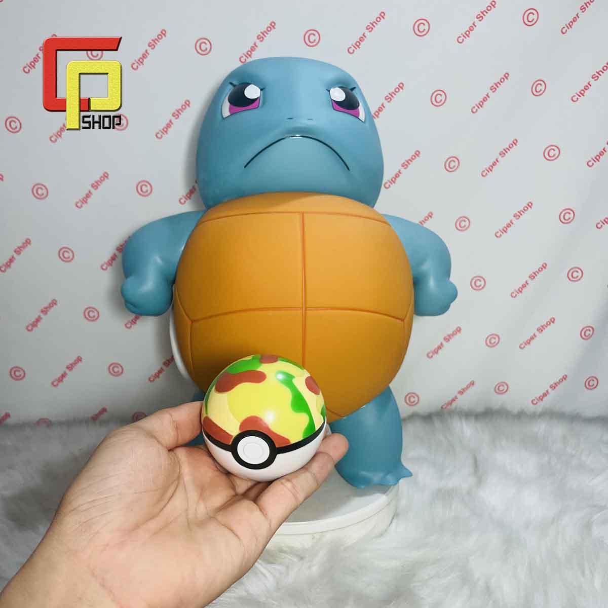 Mô hình Squirtle 1:1 - Mô hình Rùa nước 40cm