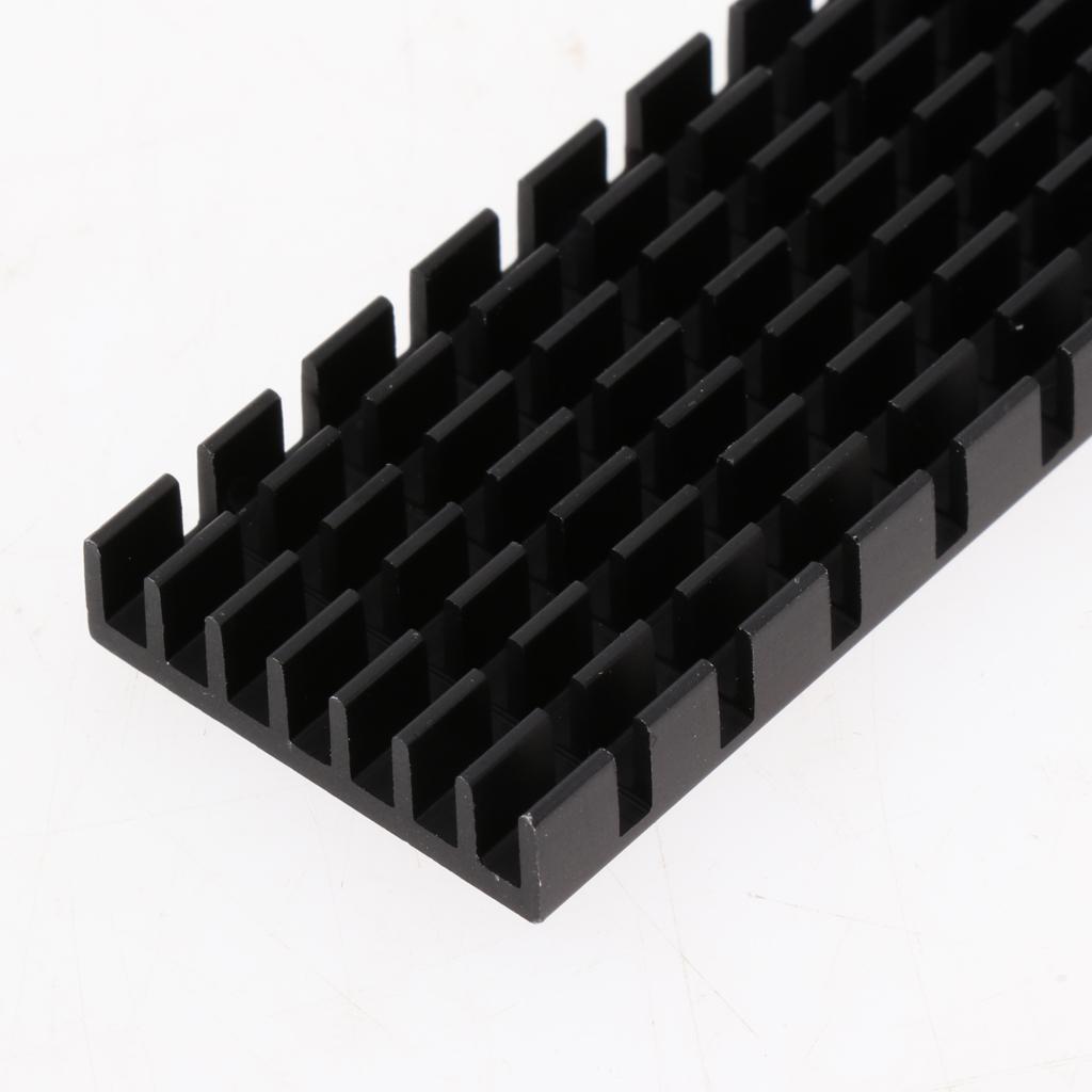 2Pcs M.2 NVMe 2280 PCI-e SSD Aluminum Heat Sink Cooler Thermal Pad Radiator