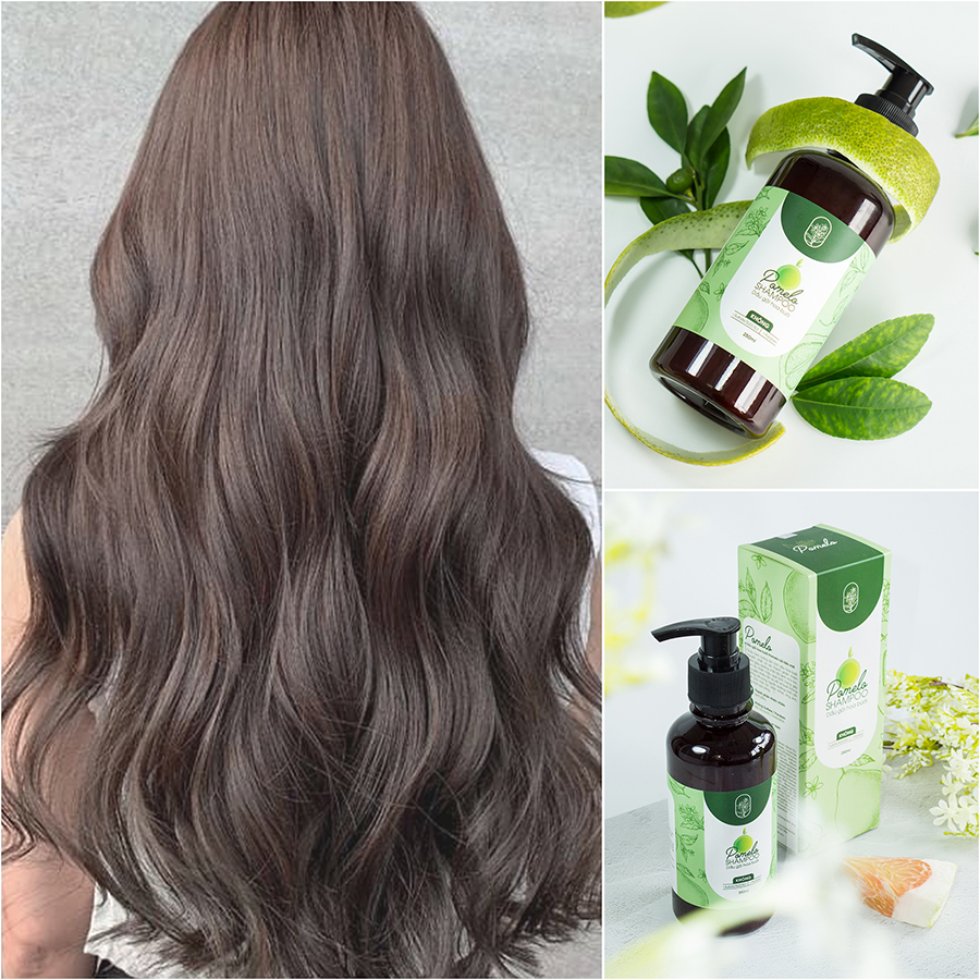 Dầu gội hoa bưởi Pomelo 250ml- giảm gãy rụng tóc, kích thích mọc tóc