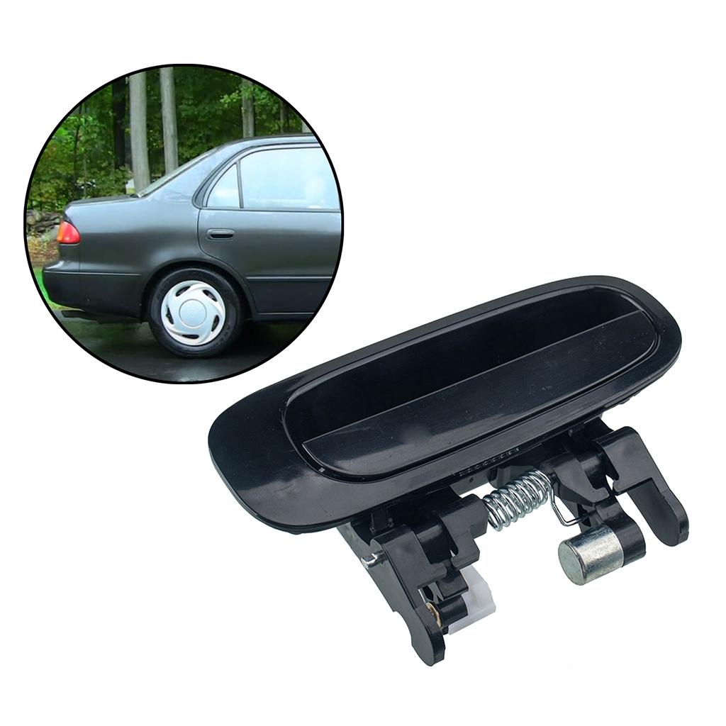 Exterior Rear Left Driver Side Door Handle for 98-02 TOYOTA COROLLA - Black