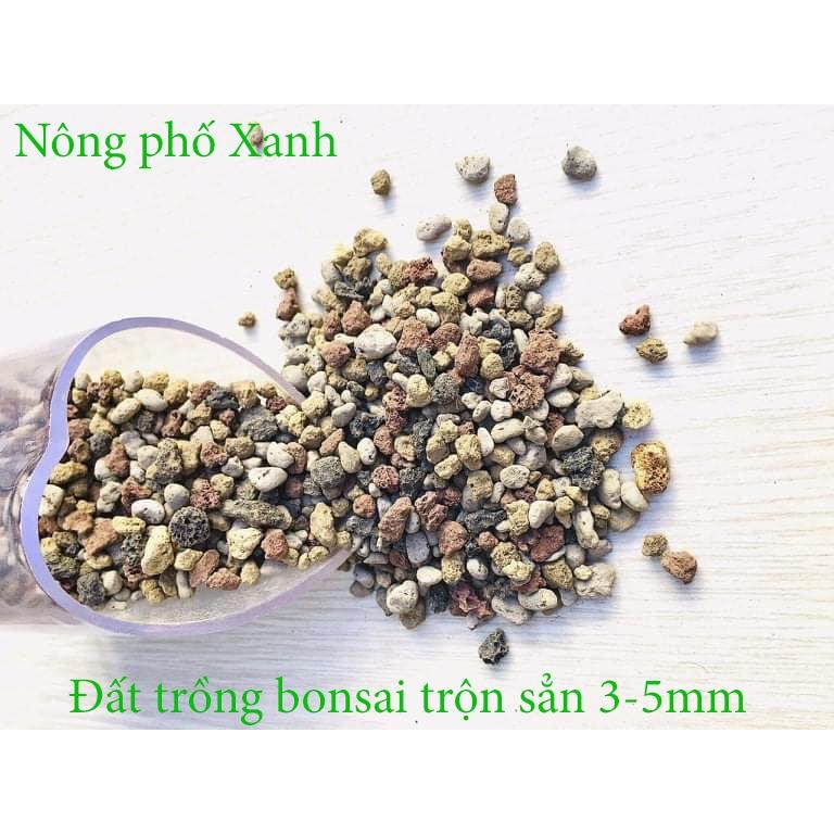 Đất trồng, giá thể chuyên dụng dành cho bonsai trộn sẳn akadama,pumic,lava nhập khẩu Nhật Bản 14 lít