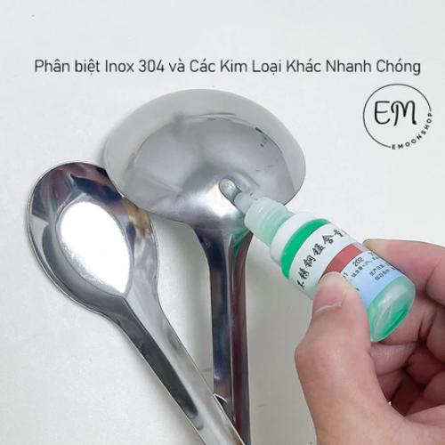 Dung Dịch Thử Inox 304 Hàng Nội Địa Trung Cao Cấp-LỌ 12ML