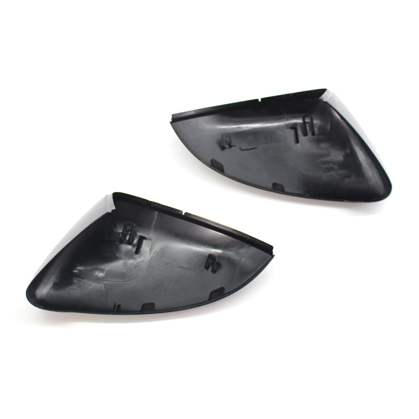 2Pcs Plastic Rearview Mirror Cover Mirror Shell Car Replacement Parts Decoration for VW GOLF GTI Golf R E-Golf 2009-2013