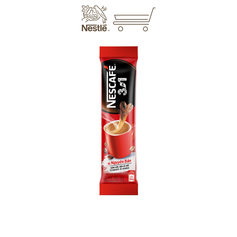 [Quà tặng tháng 11 - Mua 1 Tặng 1 Bộ 3 Thố thủy tinh] Combo 3 hộp cà phê NESCAFÉ 3IN1 VỊ NGUYÊN BẢN - công thức cải tiến (Hộp 20 gói x 16g)