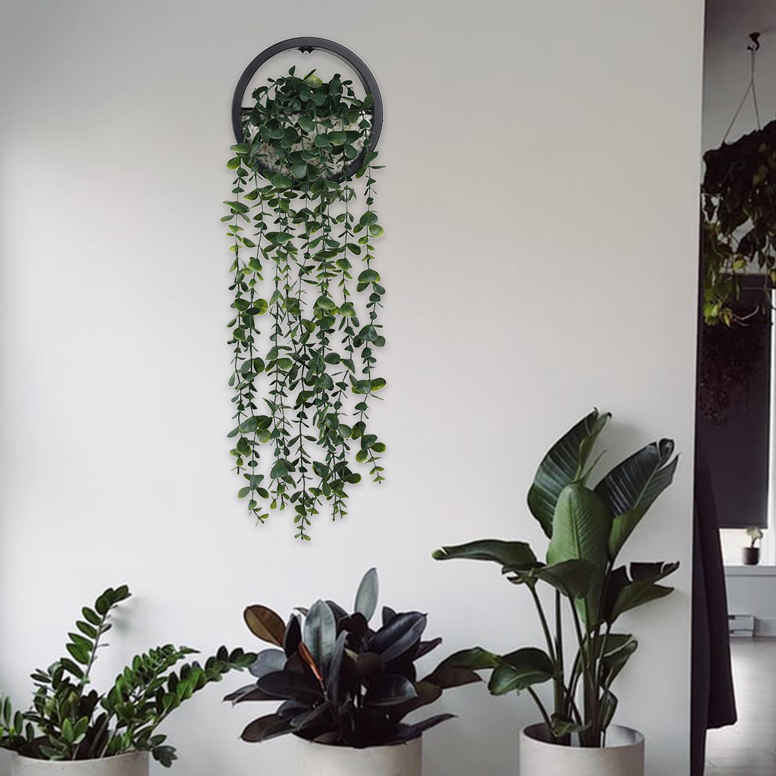 Artificial Hanging Plants Fake Wall Plants for Outside Home Decor