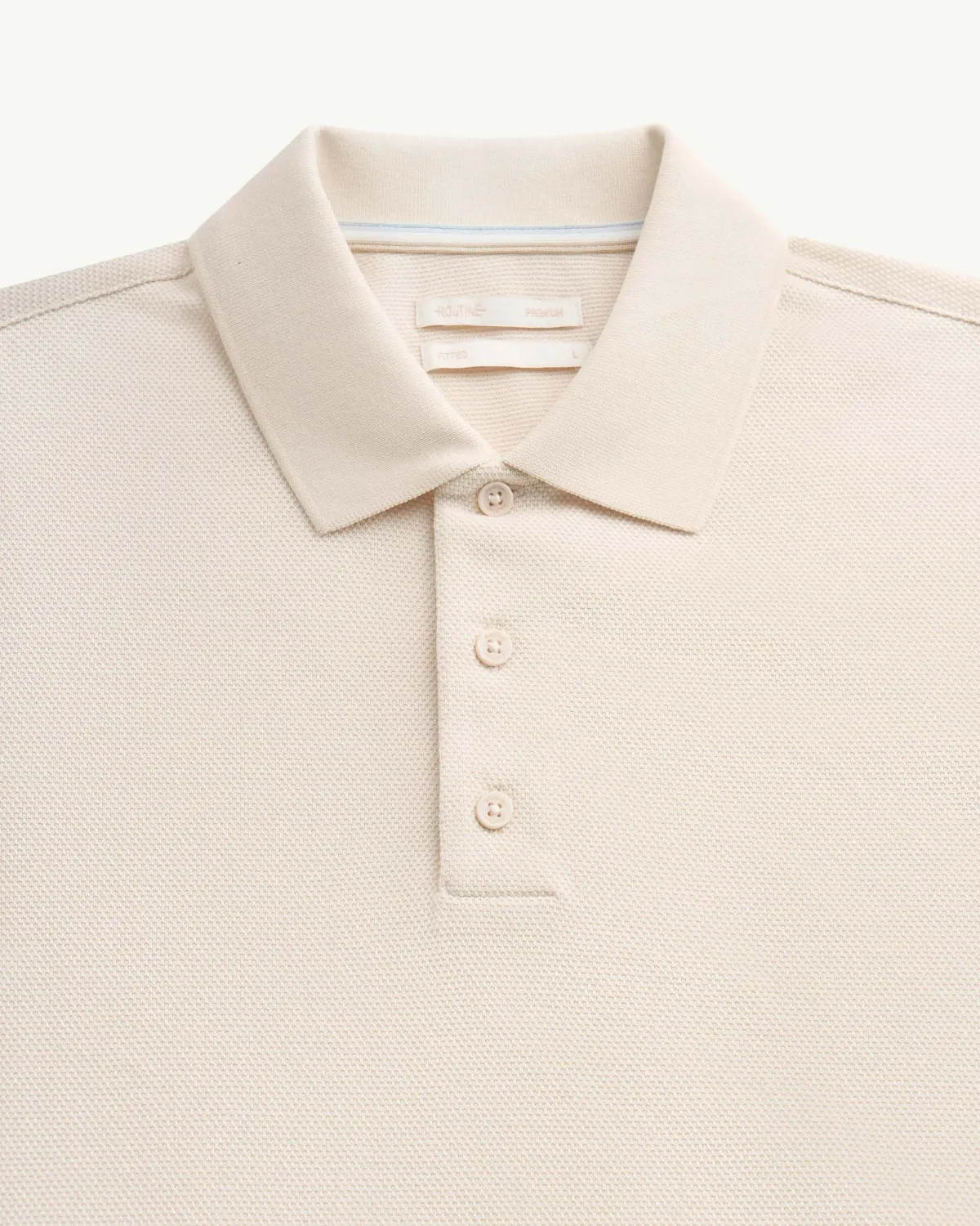 Áo Polo Nam Cotton Tay Ngắn Dệt Lưới Form Fitted - ROUTINE 10F25POL018