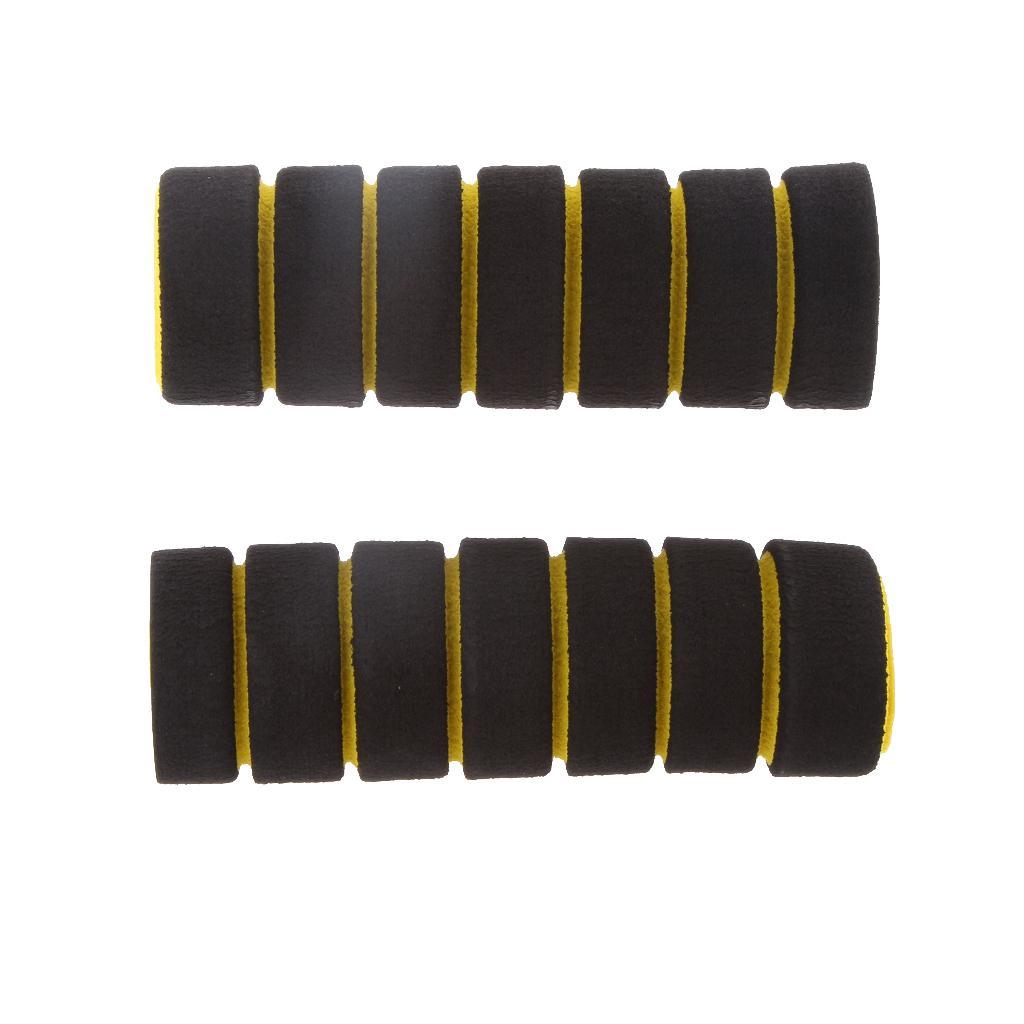 Motorcycle Foam Nonslip Handlebar Hand Grips Cover Set Gloves