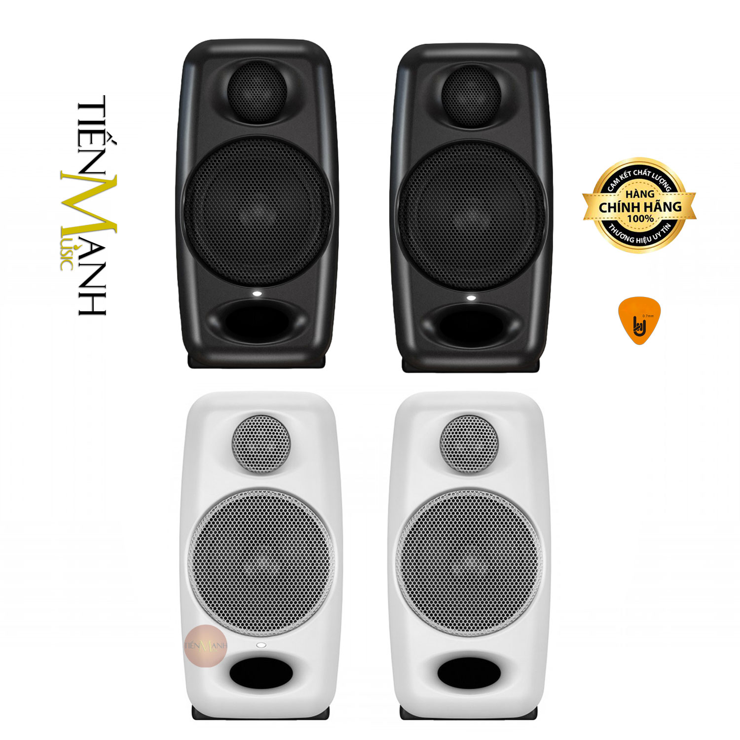 Loa Kiểm Âm Nghe Nhạc IK Multimedia iLoud Micro Monitor Speaker Hàng Chính Hãng - Kèm Móng Gẩy DreamMaker