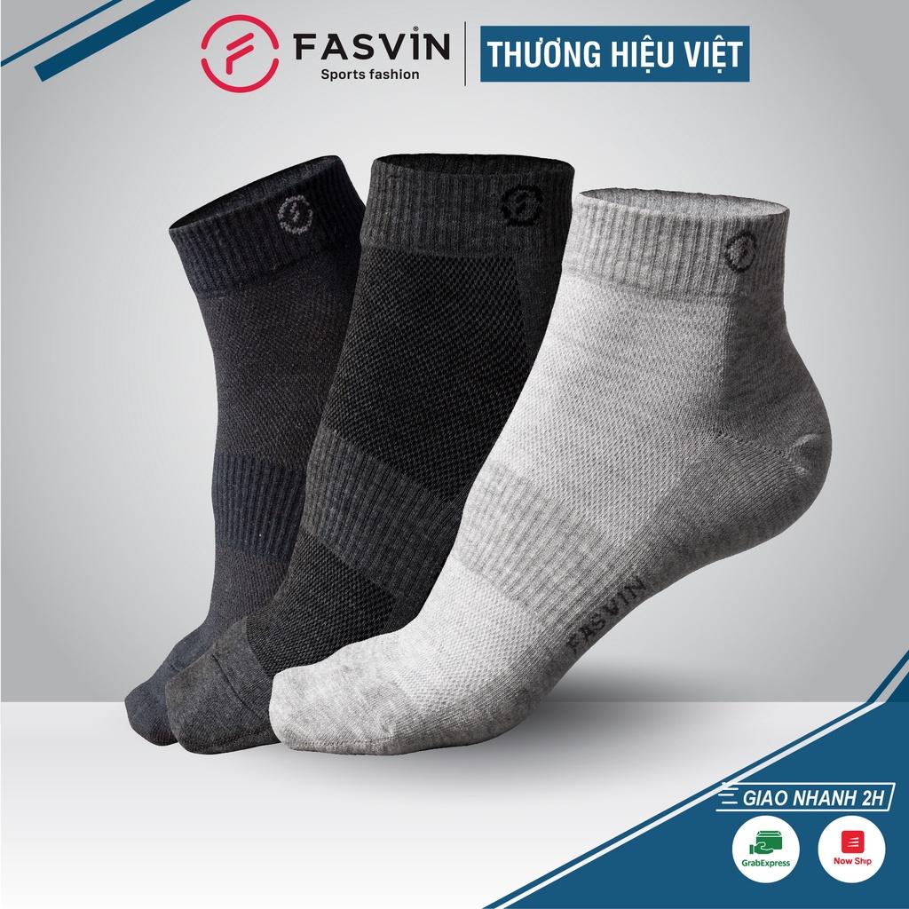 Tất nam cổ trung Fasvin mềm mịn co giãn tốt TN21902.HN