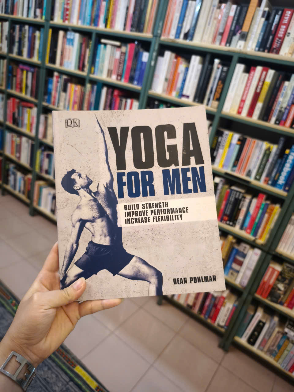 Sách - Yoga For Men: Build Strength, Improve Performance, Increase Flexibility by Dean Pohlman - Fitness/ Health /Sports In English