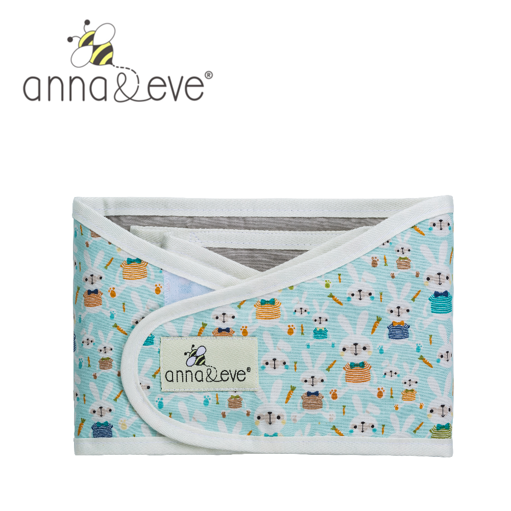 【ANNA&amp;EVE 】KHĂN QUẤN CHO BÉ KHI NGỦ - CHÚ THỎ MÀU XANH