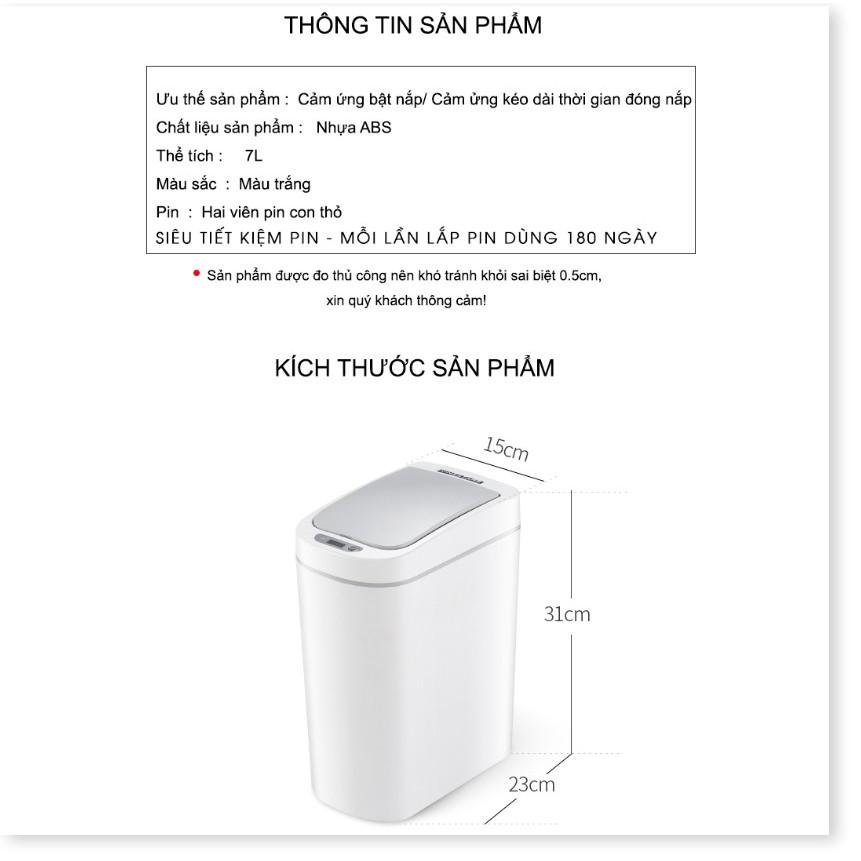 ️ THÙNG RÁC CẢM ỨNG tự động mở nắp CAO CẤP NINESTARS NEW 2019