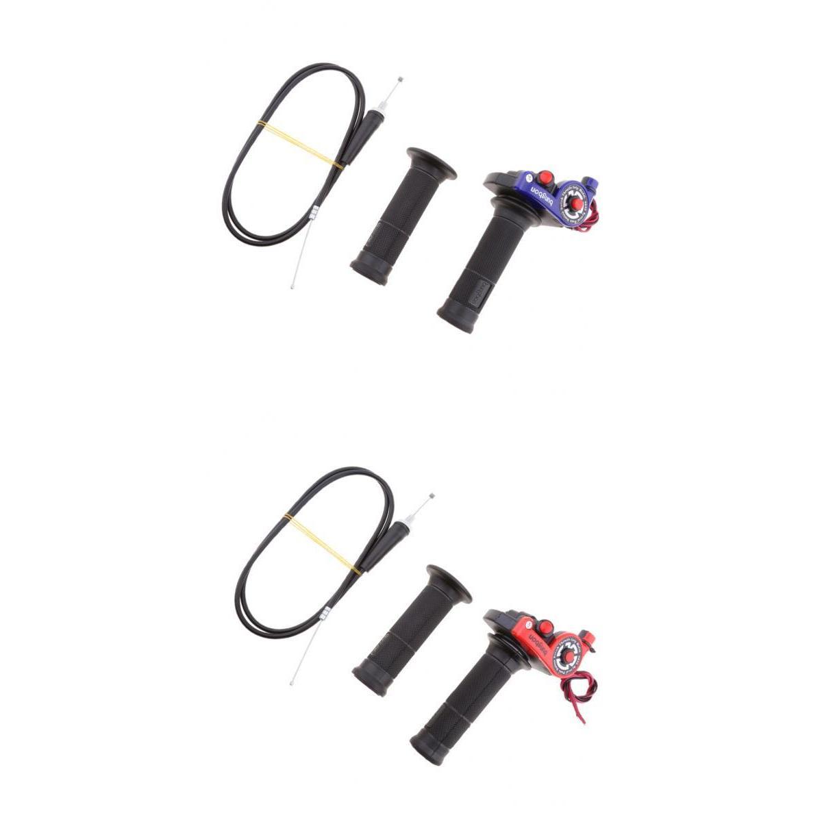 Motorcycle Twist Throttle Grip & Cable For 125cc 140cc 150cc Pit Dirt Bike