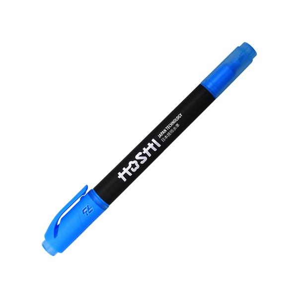 Bút Dạ Quang Hoshi 2 Đầu - Thiên Long HL-018/HS - Màu Xanh Biển