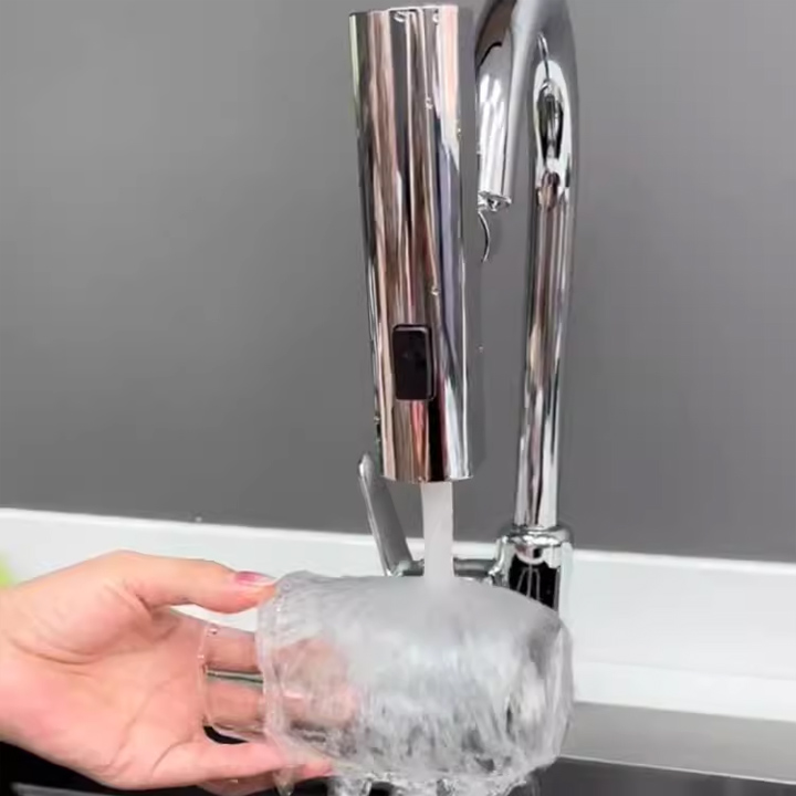 Đầu vòi rửa bát thế hệ mới với 3 trong 1, chế độ thác nước-tạo bọt-xịt rửa bằng nhựa ABS