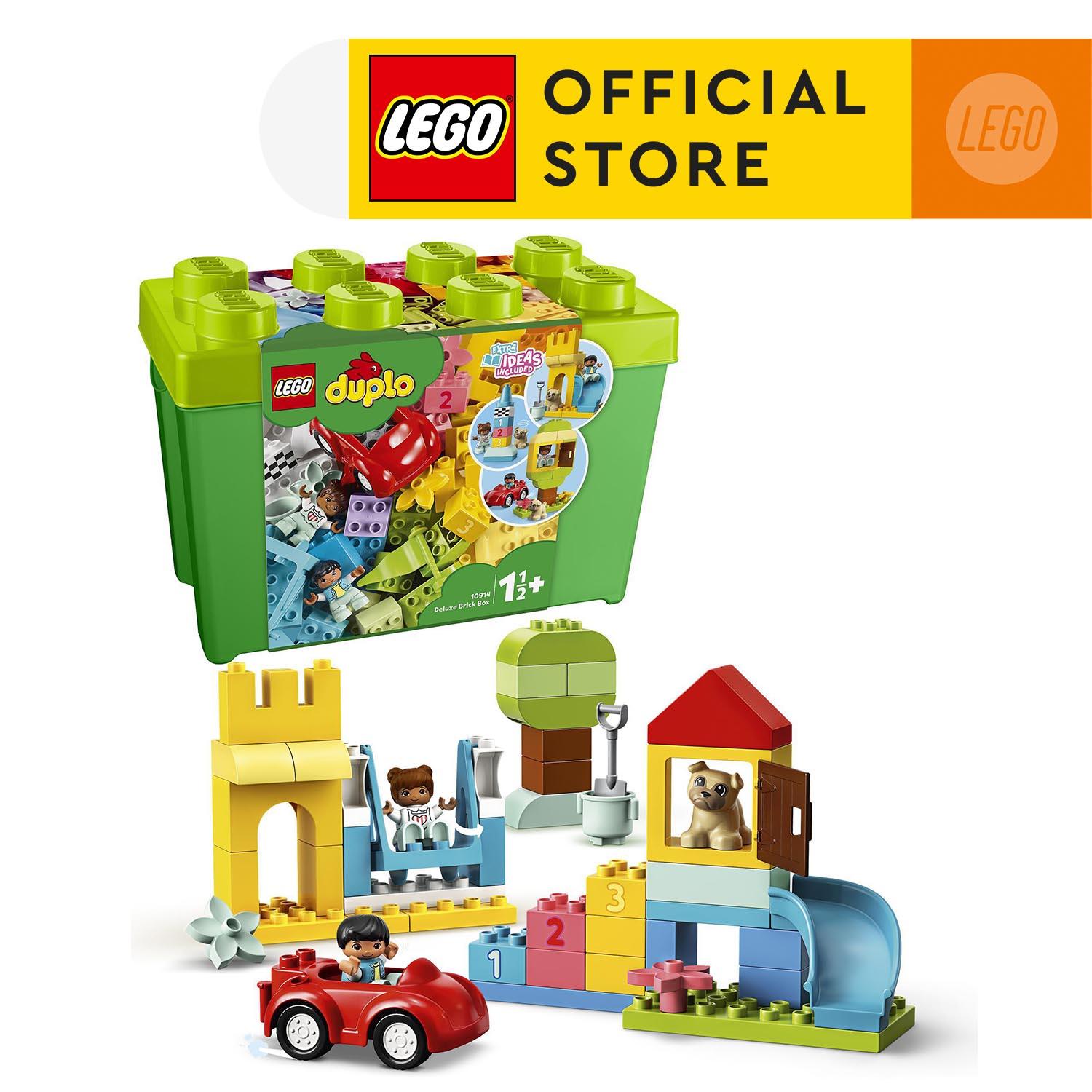 Đồ Chơi Lắp Ráp LEGO Duplo Thùng Gạch  Sáng Tạo 10914 Cho Bé Trên 1 Tuổi (85 chi tiết)