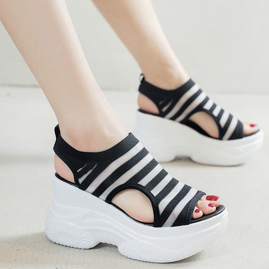 Sandal Đế Xuồng 9CM Siêu Nhẹ X426