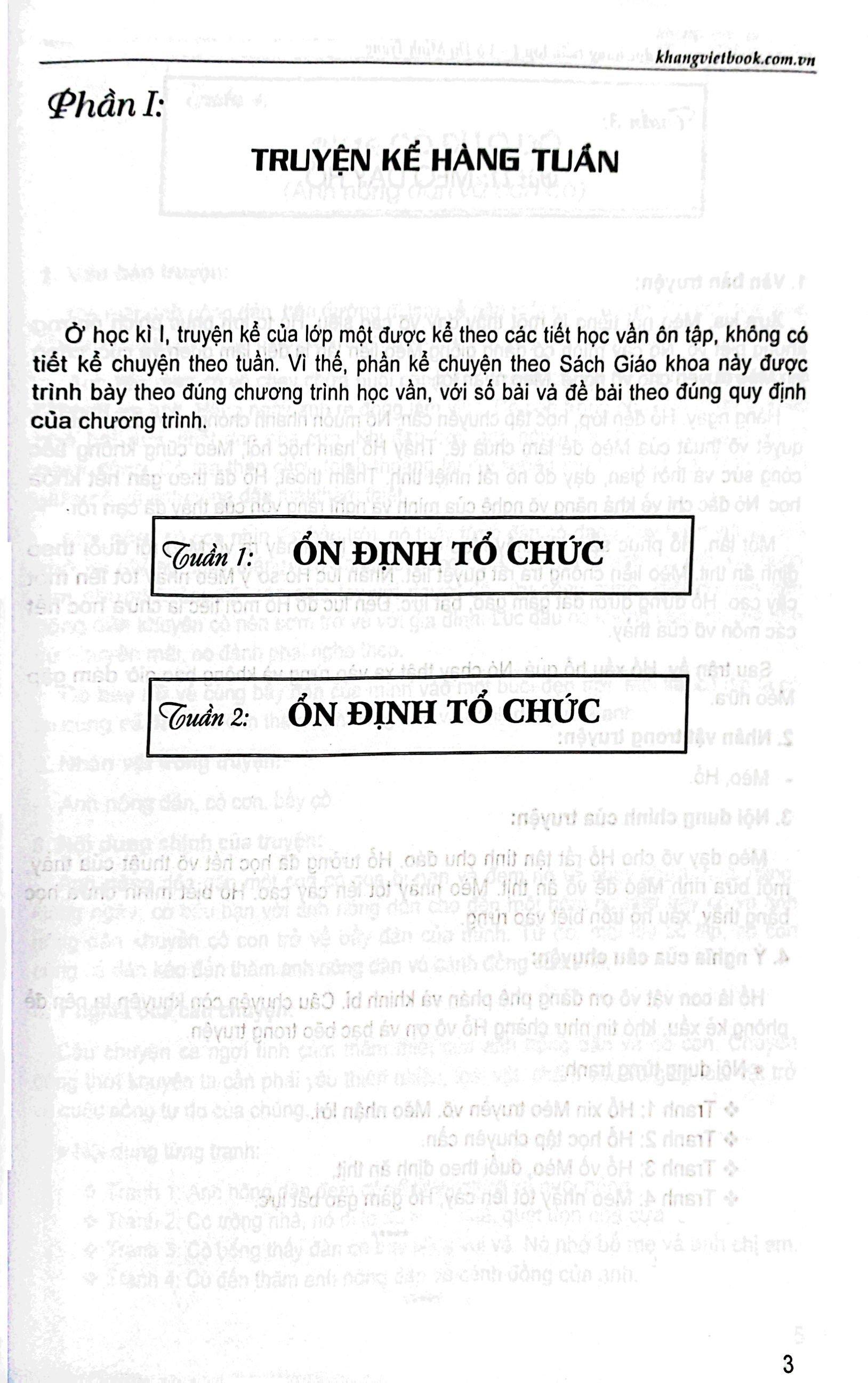 Kể Chuyện Theo Truyện Đọc Hàng Tuần 1