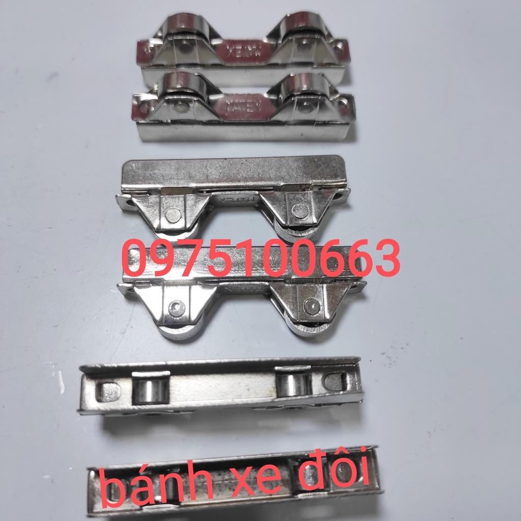 Bánh xe cửa lùa đơn đôi Matex - Bánh xe cửa nhôm-Bánh xe cửa kính-Bánh xe cửa sắt-Bánh xe lùa kính