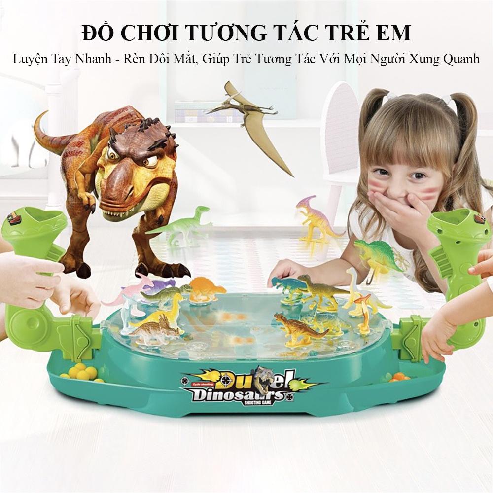 Khủng long đại chiến. Đồ chơi trẻ em khủng long đại chiến trò chơi giải trí, tương tác và tư duy chiến thuật cho bé