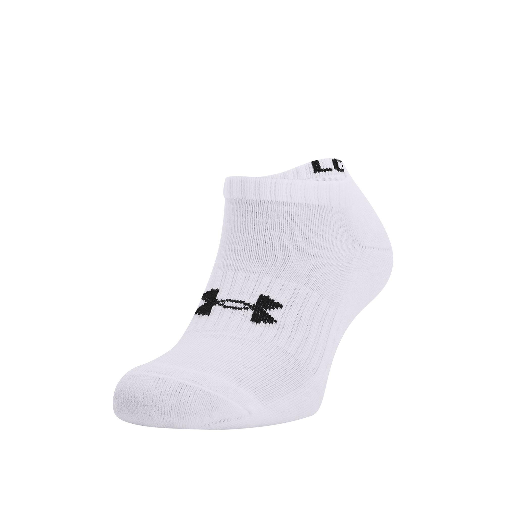 Vớ thể thao unisex Under Armour Socks Core No Sho3Pk - 1363241-100