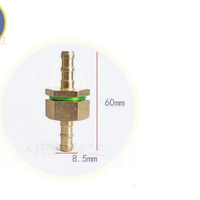 Bộ ép đầu dây rửa xe (đầu đực + cái + áo ép) - Đuôi chuột phi 8mm - Cỡ ren 13 mm