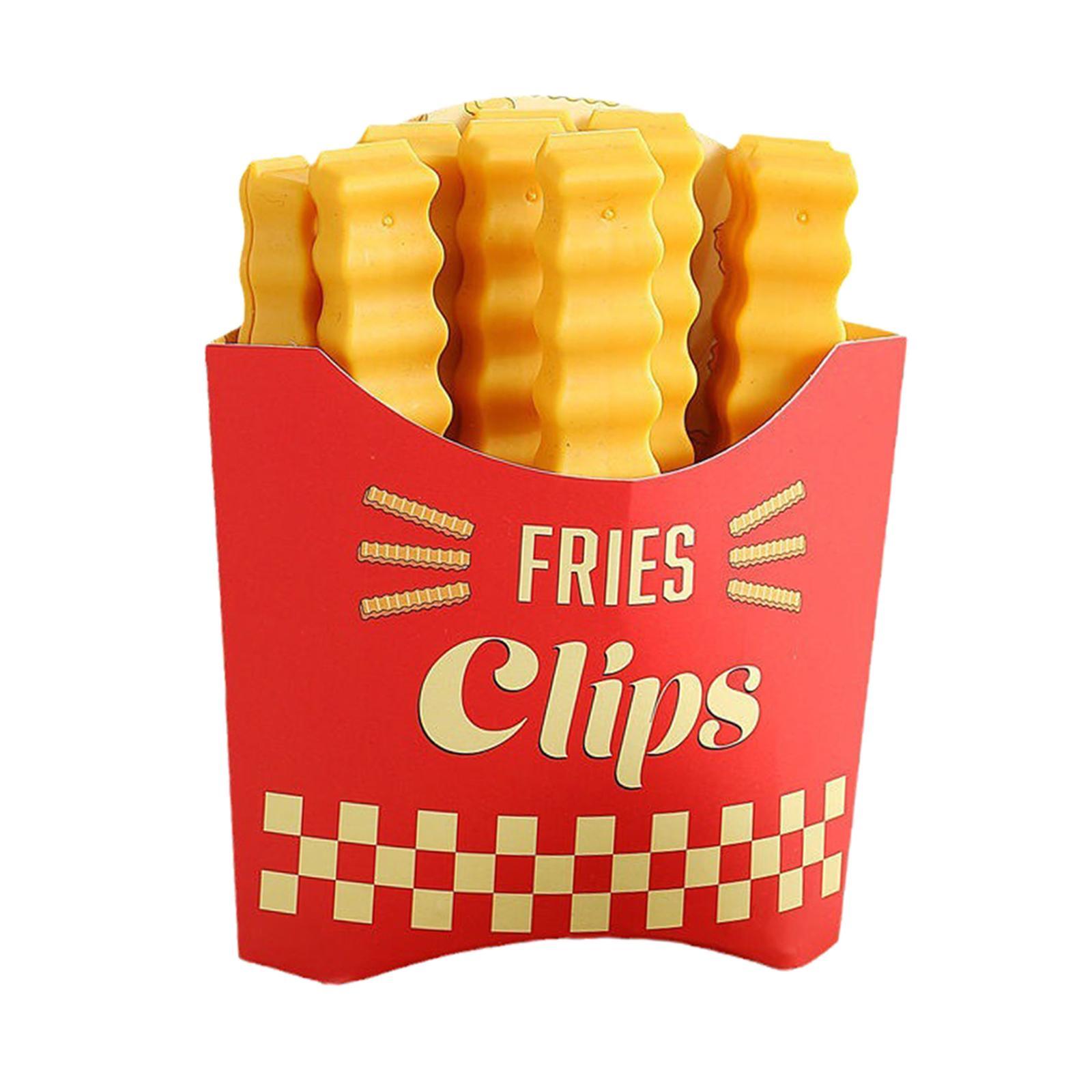 12x Food Bag Clip Fridge Cute Chip Clips for Snack Bag Kitchen Bakery