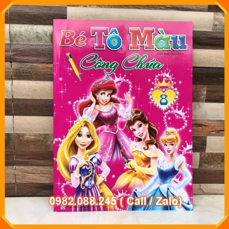 BÉ TẬP TÔ MÀU CÔNG CHÚA