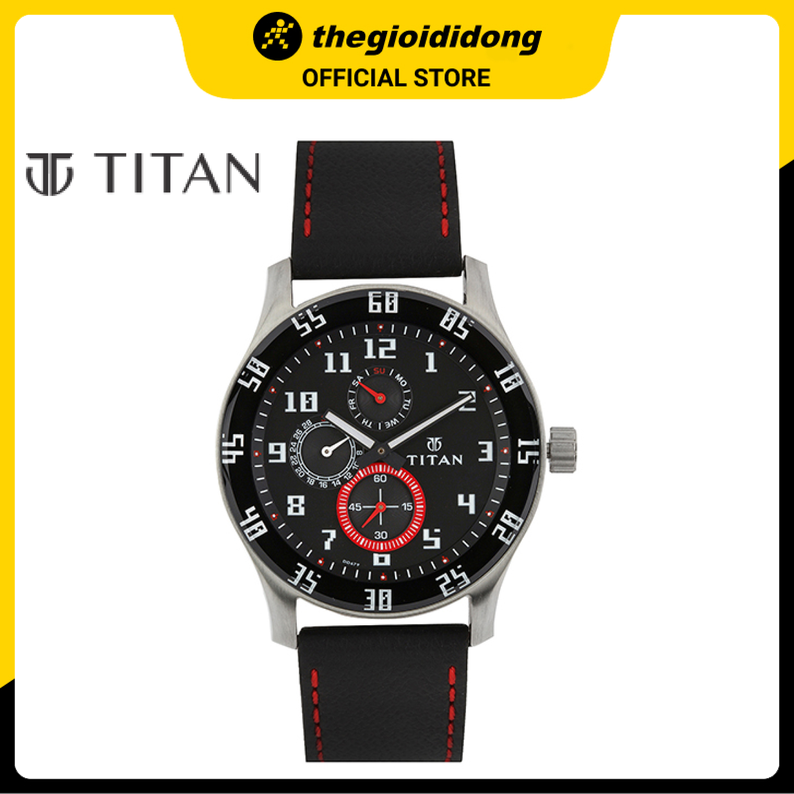 Đồng Hồ Nam Dây Da Titan 1632SL03