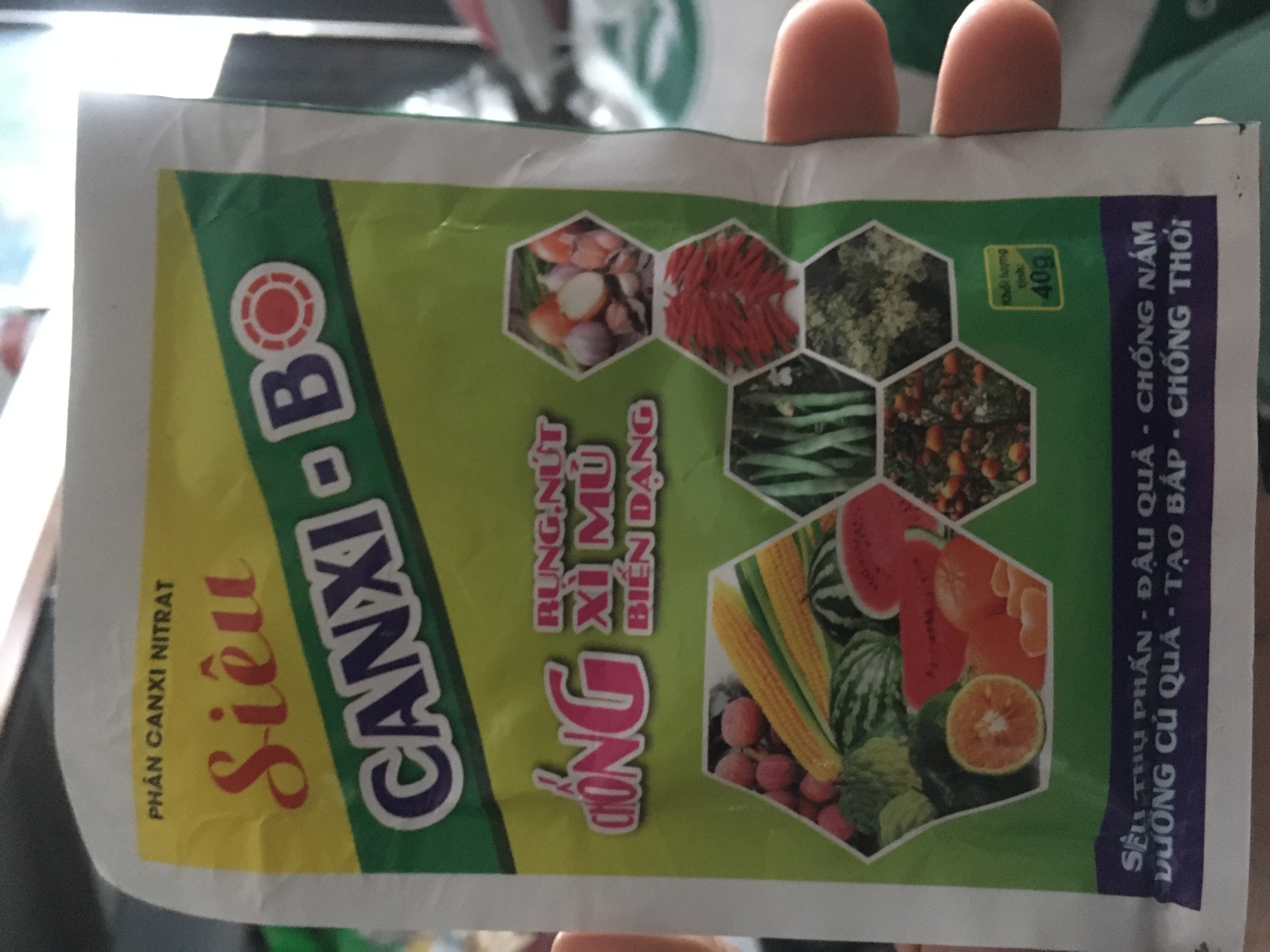 Phân ca nitrat canxi Bo chống rụng nức siêu thụ phấn , đậu quả , chống nám ,dưỡng củ quả , tạo bắp , quả đẹp cho cây trồng