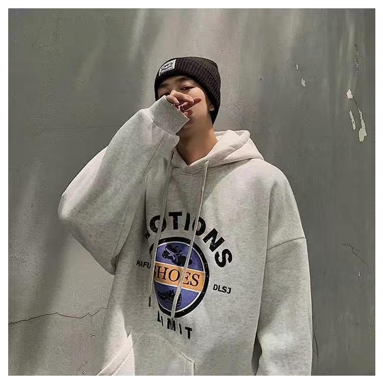 Áo Hoodie MOTIONS LIMIT Nữ Nam Form Rộng Unisex Phong Cách Hàn Quốc Mới Nhất 2021