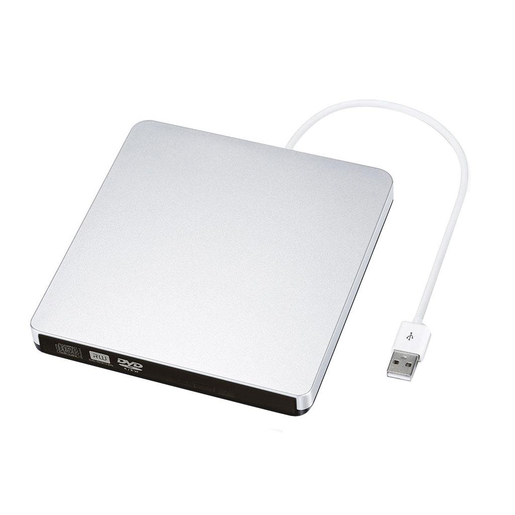 External USB2.0 DVD CD-RW Drive Writer Burner DVD Player for Macbook Air/Pro