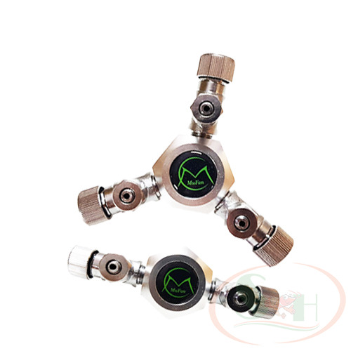 Van chia co2 Mufan 2, 3 ,6 đầu chuyên dụng chia khí co2 nhiều bể thủy sinh