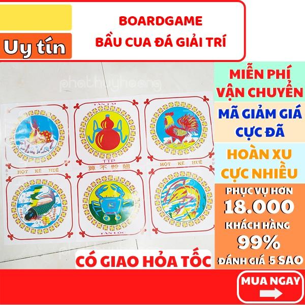 Bộ trò chơi bầu cua xúc xắc đá loại đẹp vui nhộn và giải trí