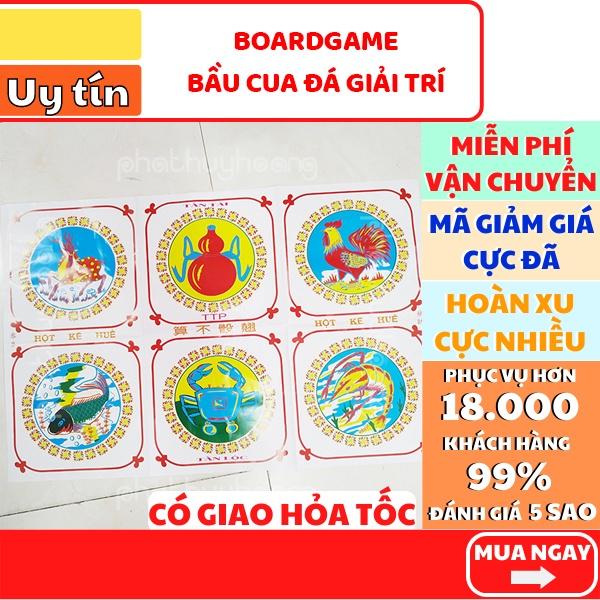 Bộ trò chơi bầu cua xúc xắc đá loại đẹp vui nhộn và giải trí