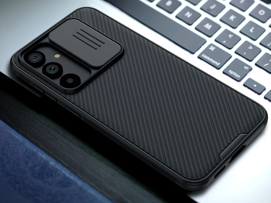 Ốp lưng cho Samsung Galaxy S23 FE bảo vệ camera chống sốc hiệu Nillkin Camshield có khung & nắp đậy bảo vệ Camera - Hàng nhập khẩu